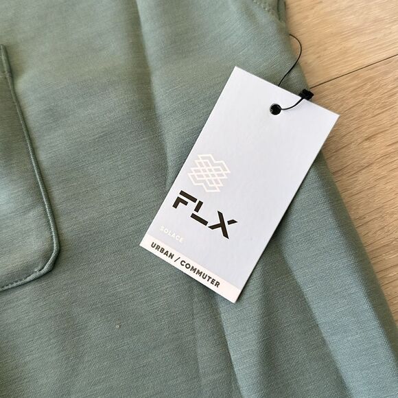 FLX Solace Short Sleeve Top XL Seafoam Green NWT IN PACKAGE - Picture 5 of 9